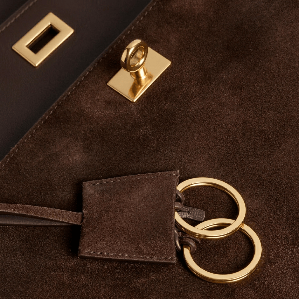 Moira Timeless | Coffee Suede Tote