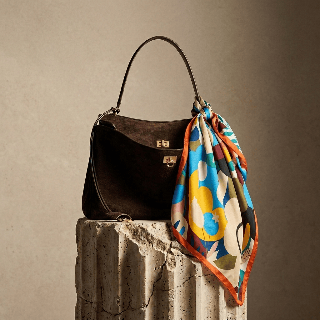 Moira Timeless | Coffee Suede Tote