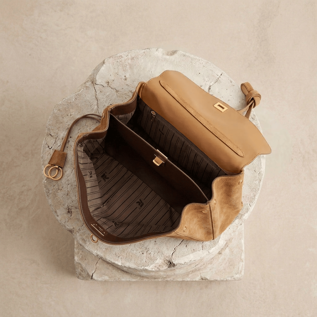 Moira Timeless | Camel Suede Tote