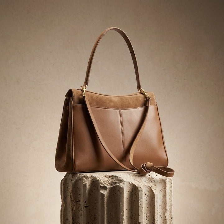 Moira Timeless | Camel Suede Tote