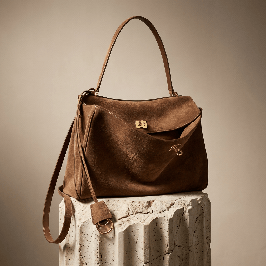 Moira Timeless | Camel Suede Tote