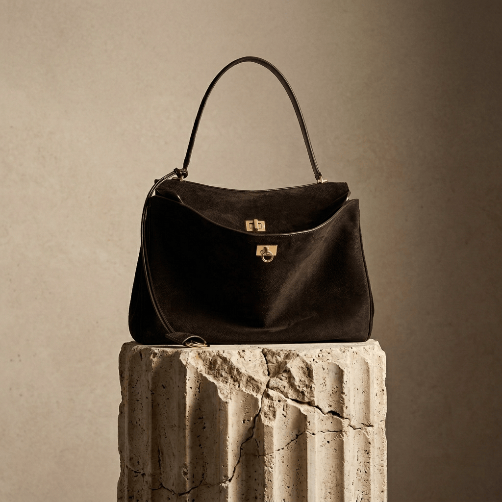 Moira Timeless | Chocolate Suede Tote
