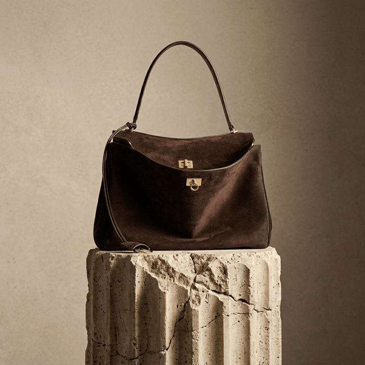 Moira Timeless | Coffee Suede Tote