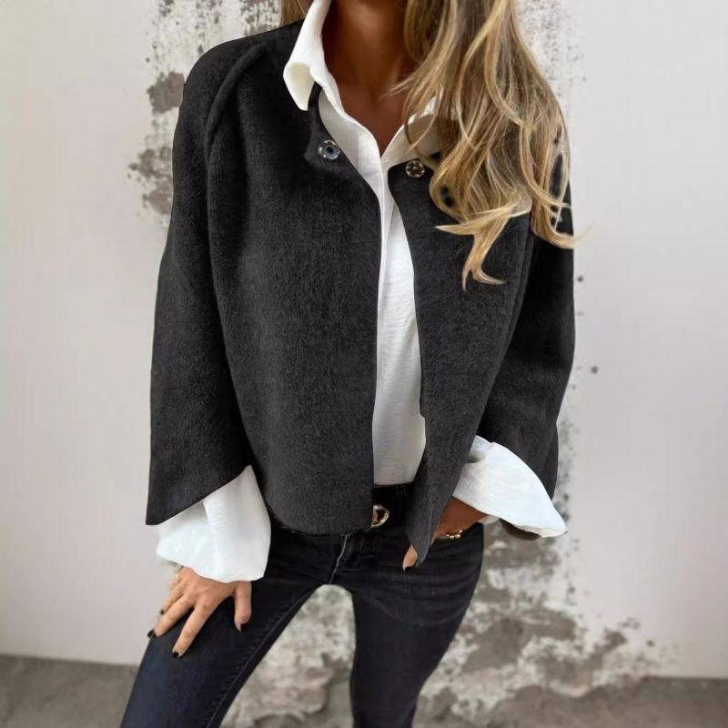Women's cropped jacket for casual sophistication