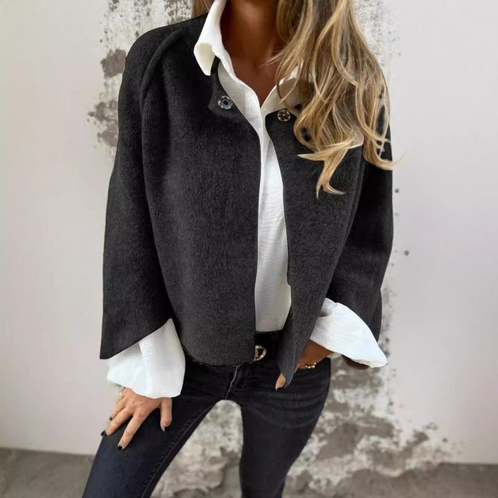 Women's cropped jacket for casual sophistication