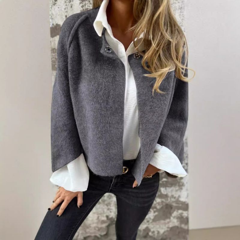 Women's cropped jacket for casual sophistication