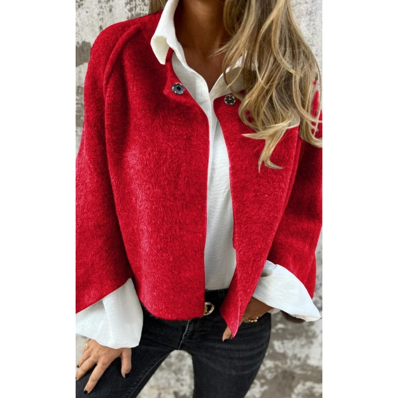 Women's cropped jacket for casual sophistication