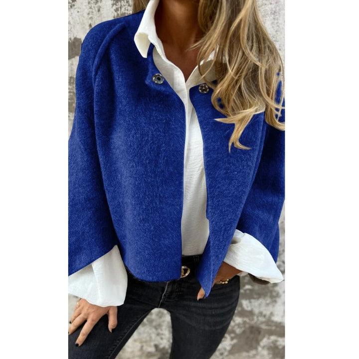 Women's cropped jacket for casual sophistication