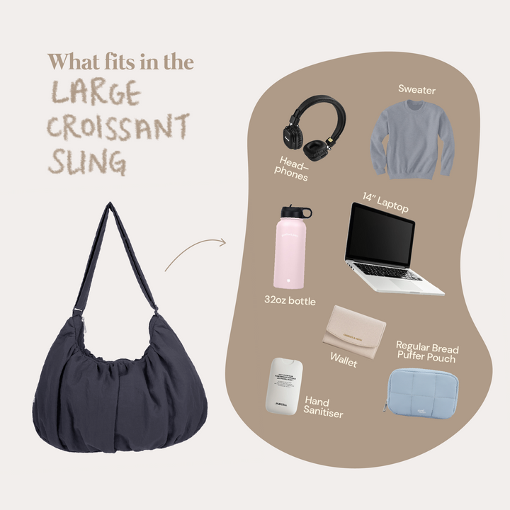 Gianna | Large croissant bag
